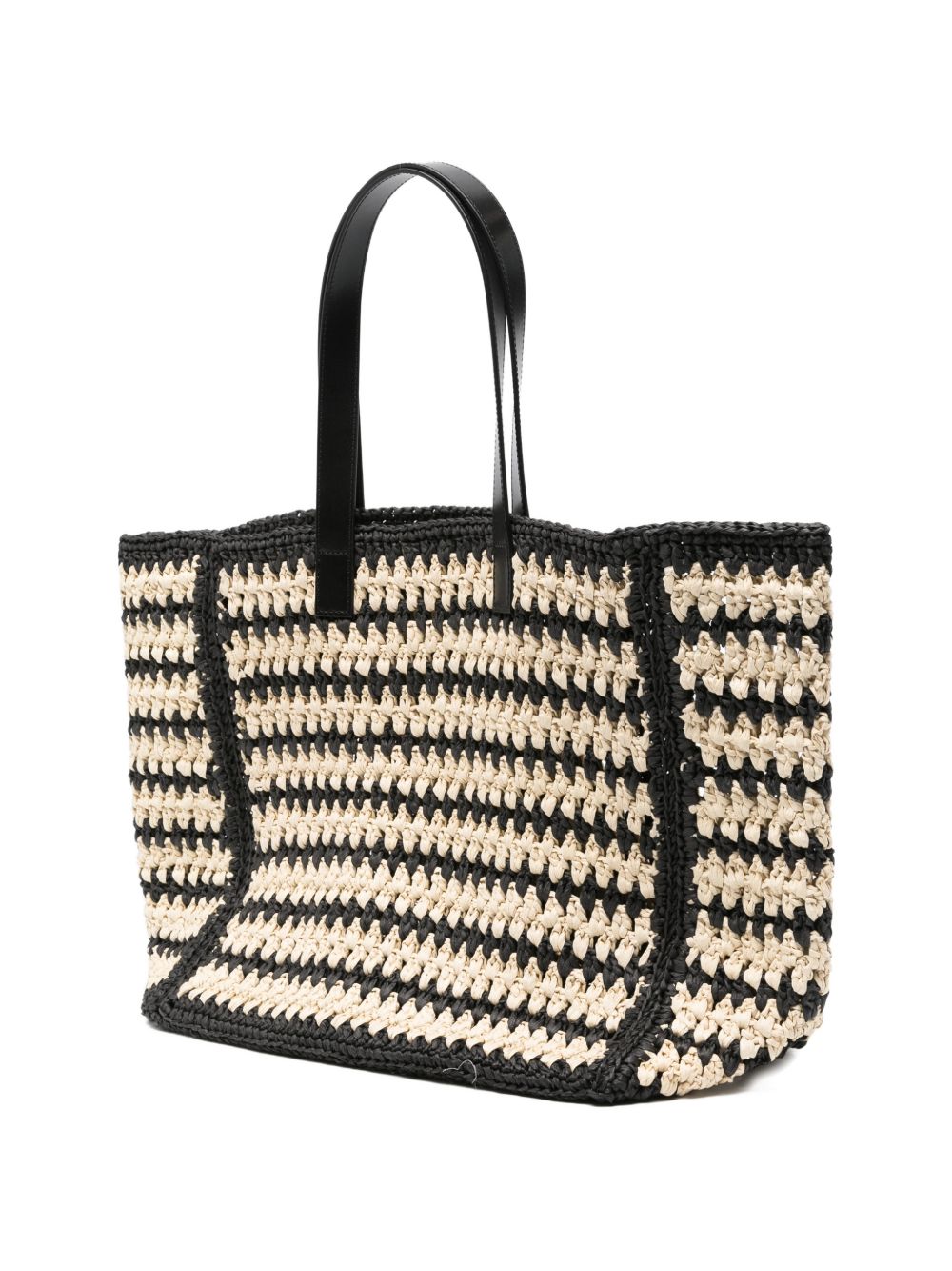 Closed Straw tote bag