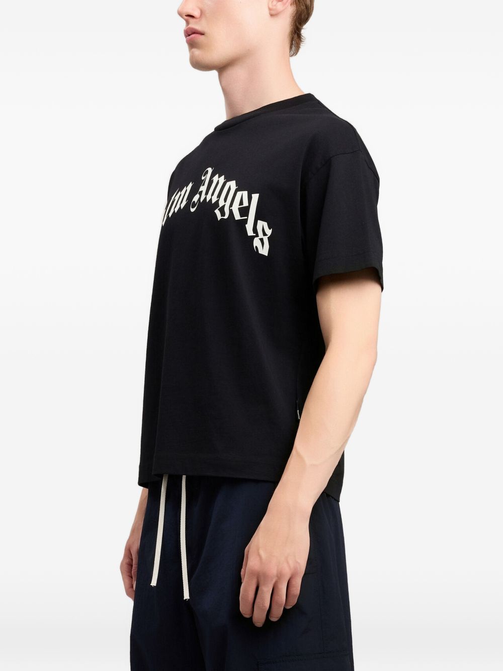 Palm Angels T-shirt cotton Logo cotton t-shirt