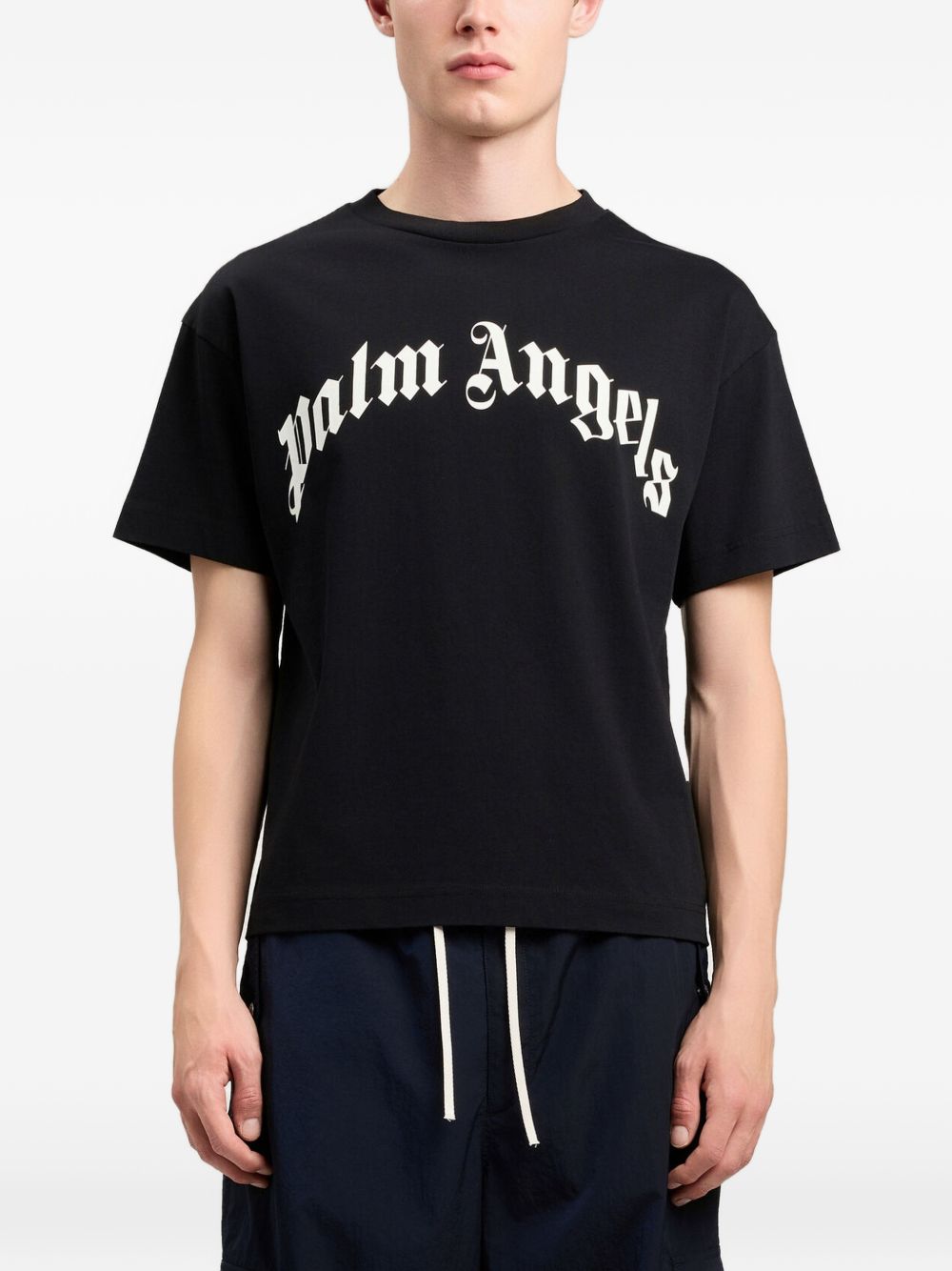 Palm Angels T-shirt cotton Logo cotton t-shirt