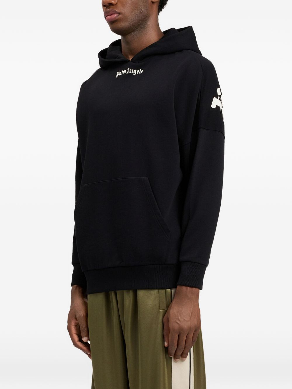 Palm Angels Logo cotton hoodie