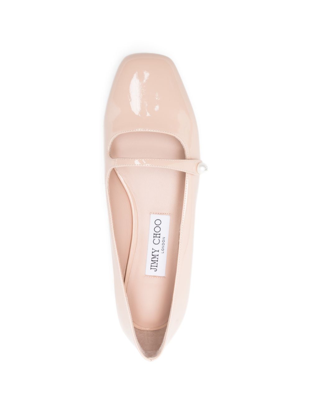 Jimmy Choo Elisa patent leather ballet flats