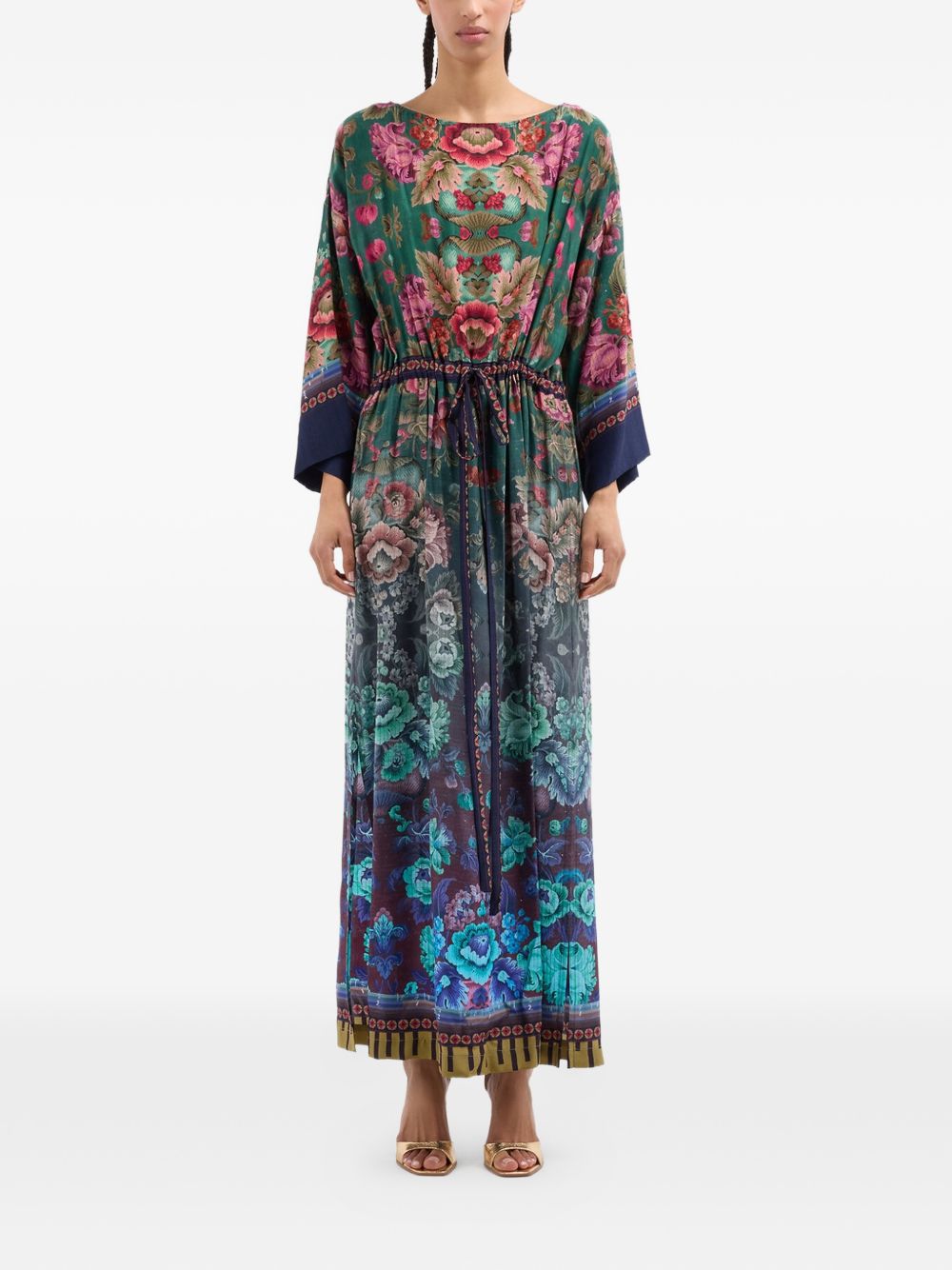 Pierre Louis Mascia Printed silk dress