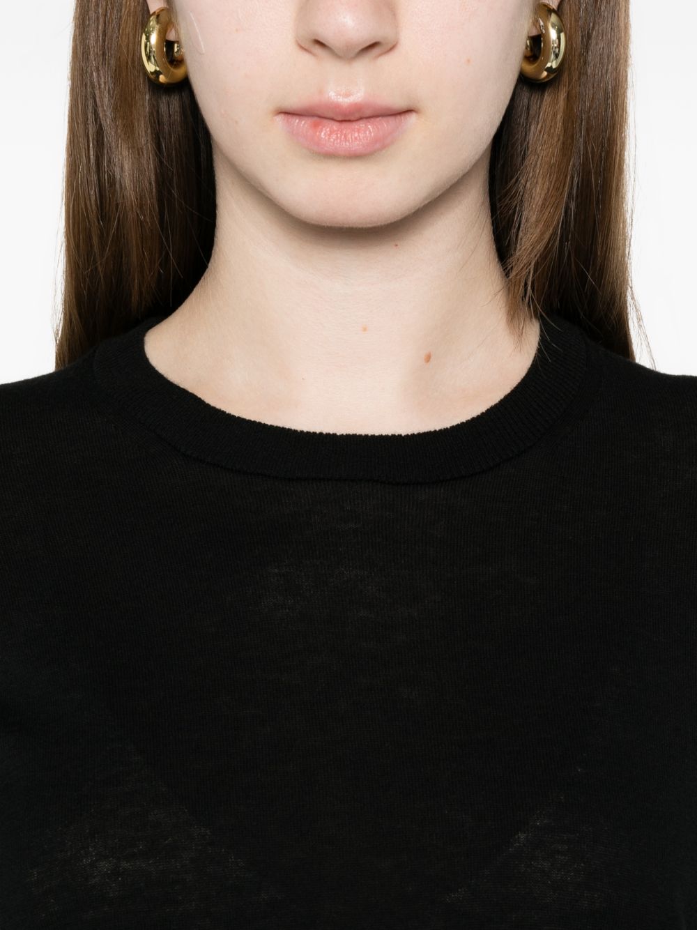 Ct Plage Cotton and silk crewneck sweater