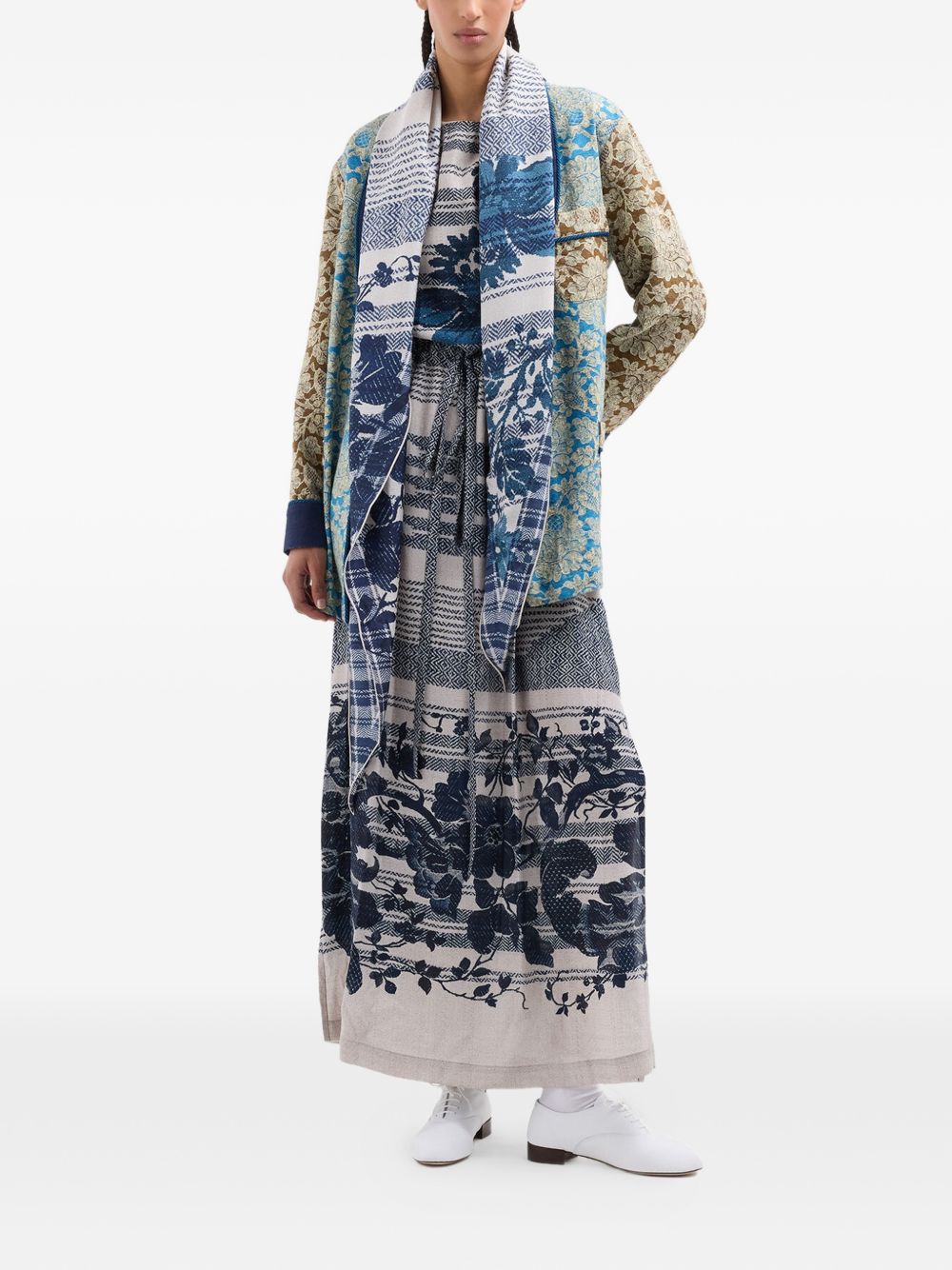 Pierre Louis Mascia Printed silk dress