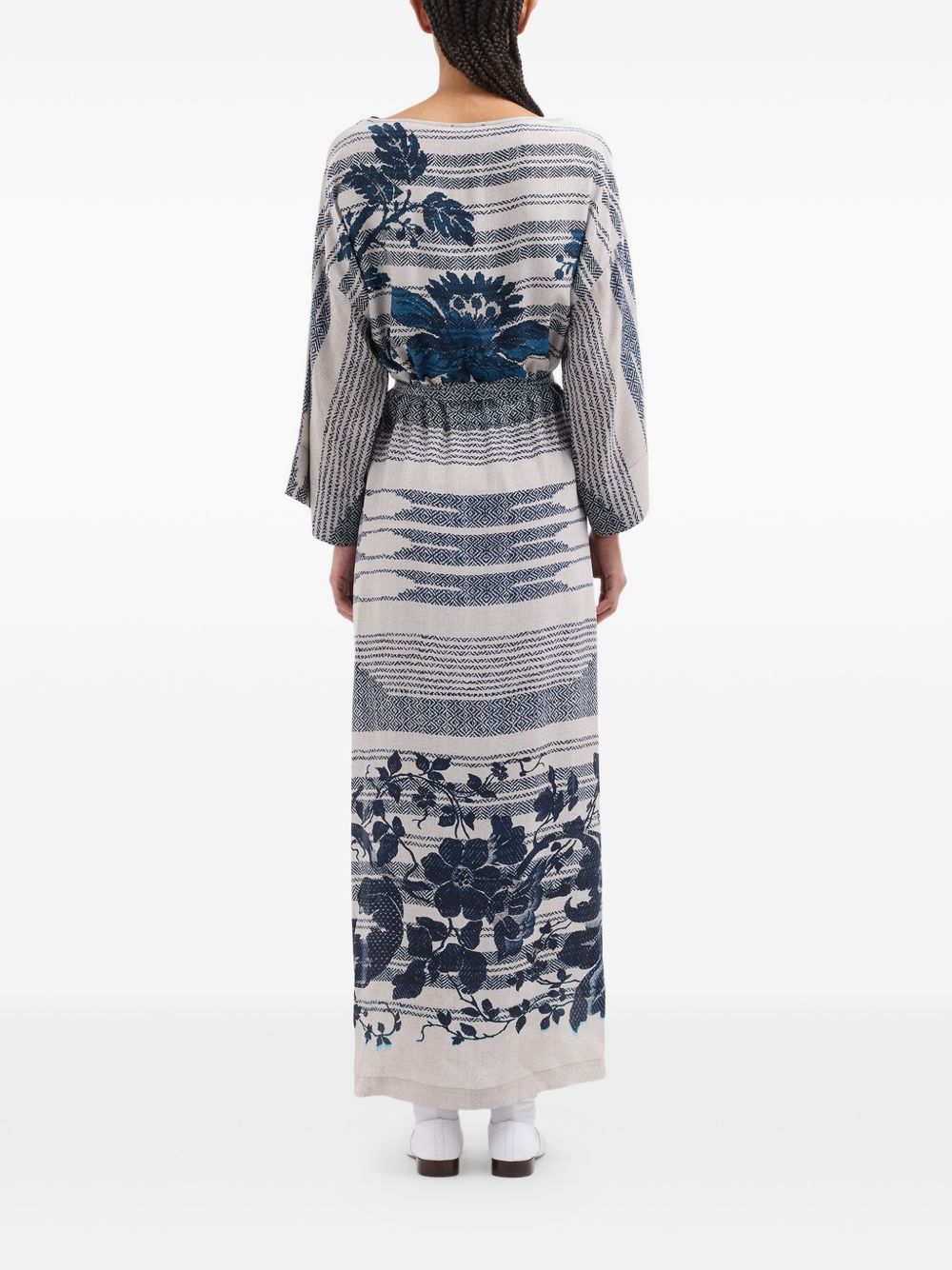 Pierre Louis Mascia Printed silk dress