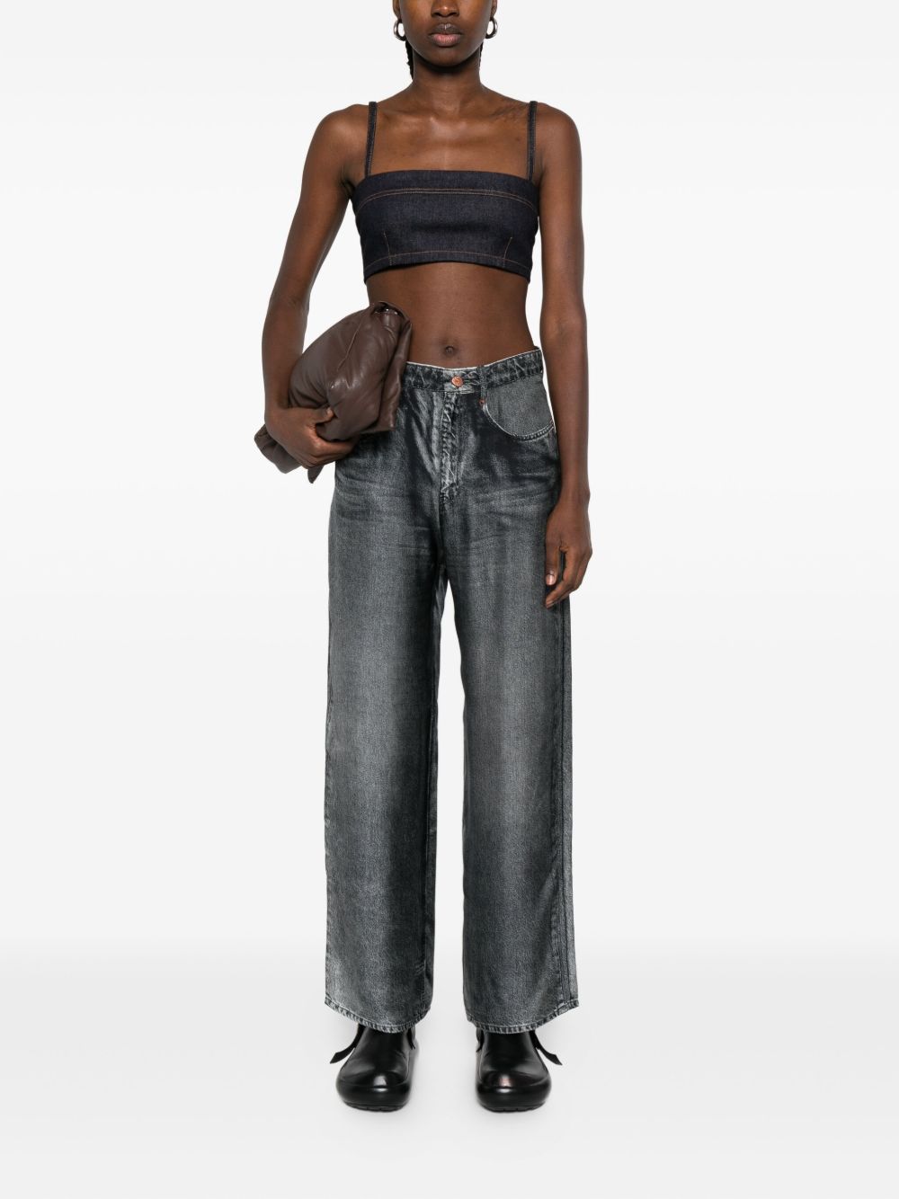 Pierre Louis Mascia Silk trousers