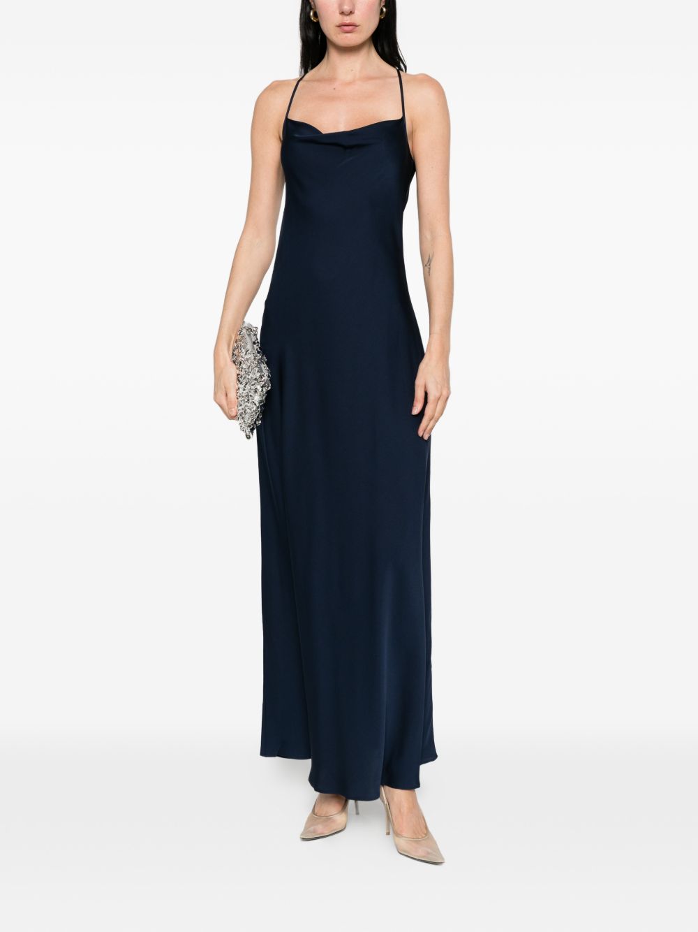 Silk95Five Germaine silk long dress
