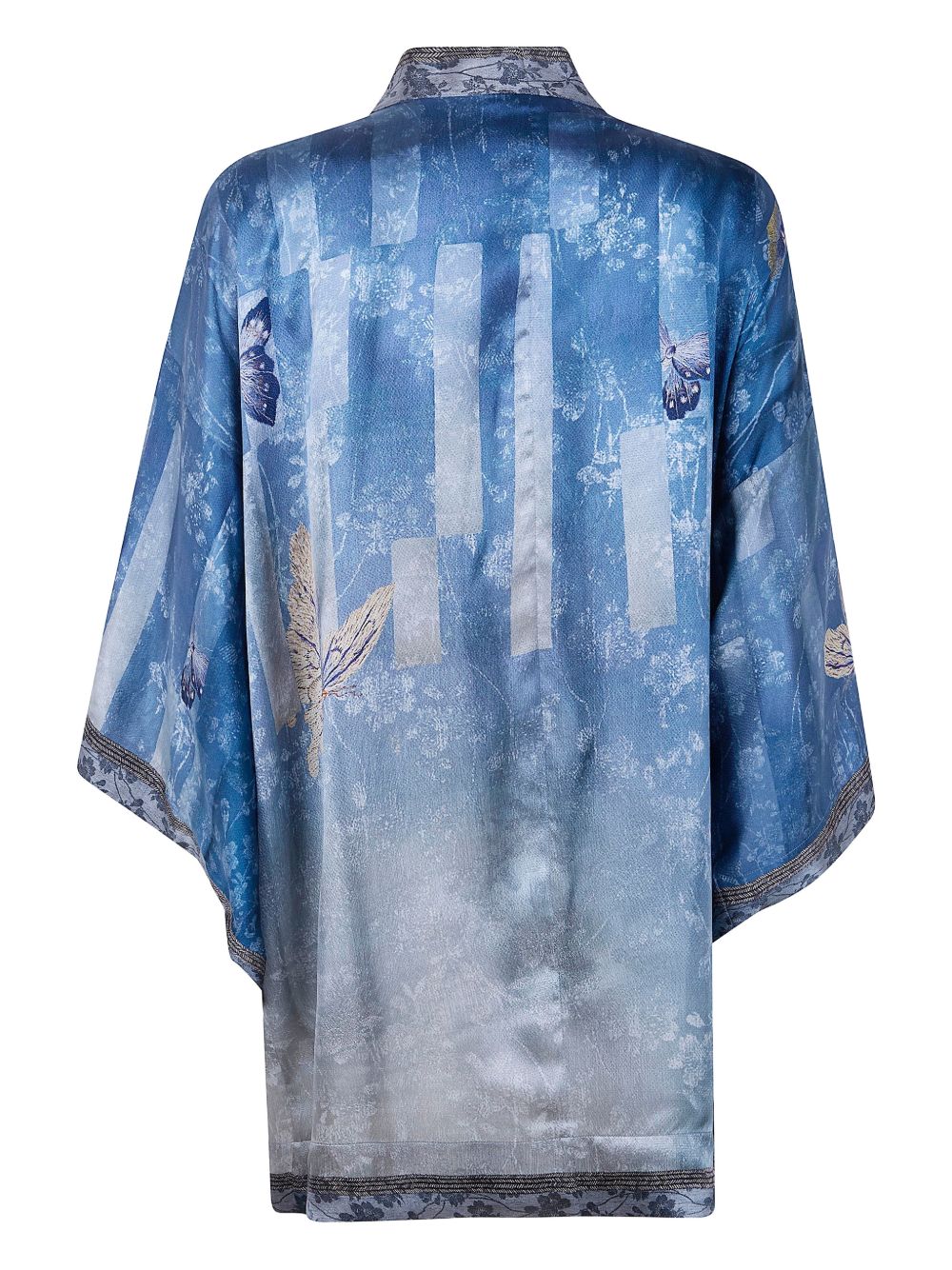 Pierre Louis Mascia Printed silk kimono