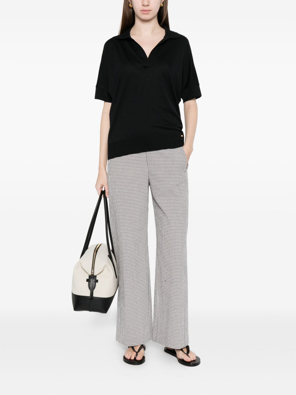Via Masini 80 Cotton blend trousers