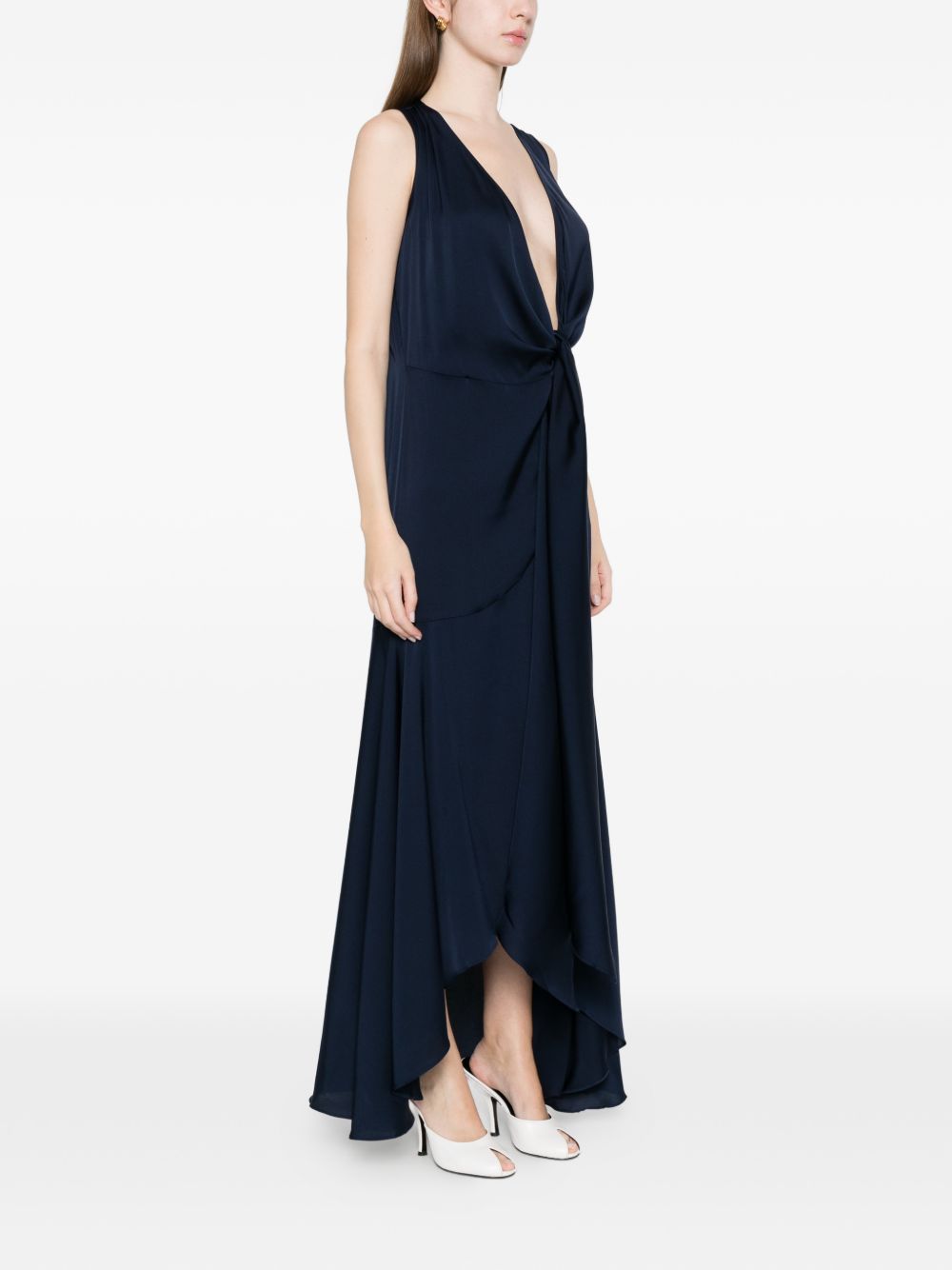 Silk95Five A-line skirt Shangri silk long dress