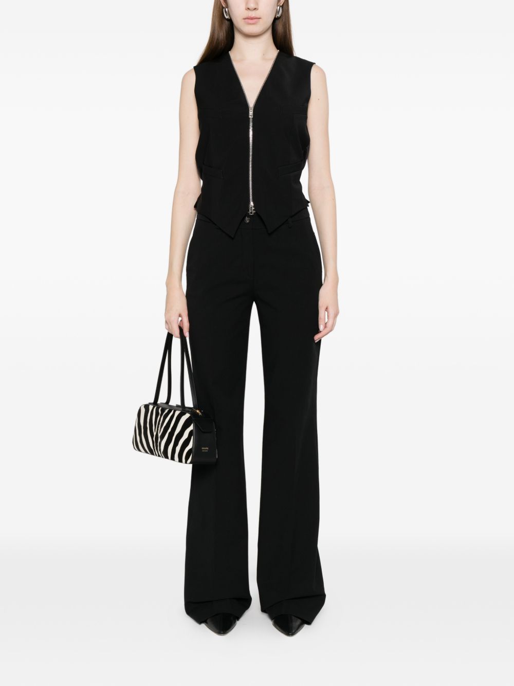 Via Masini 80 Cotton wide-leg trousers