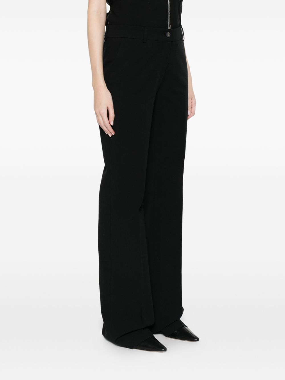 Via Masini 80 Cotton wide-leg trousers