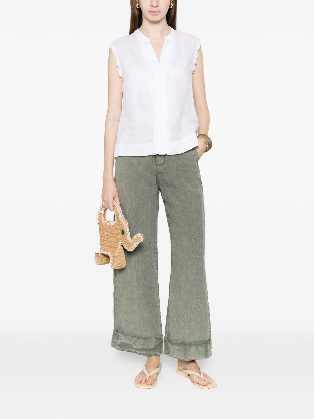 White Sand Linen trousers