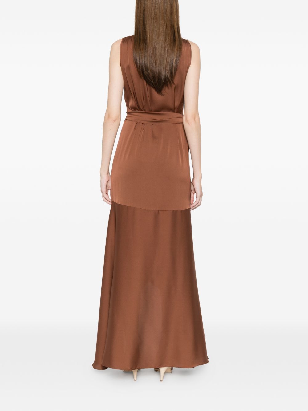 Silk95Five Shangri silk long dress