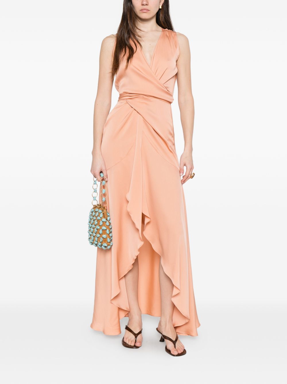 Silk95Five Shangri silk long dress
