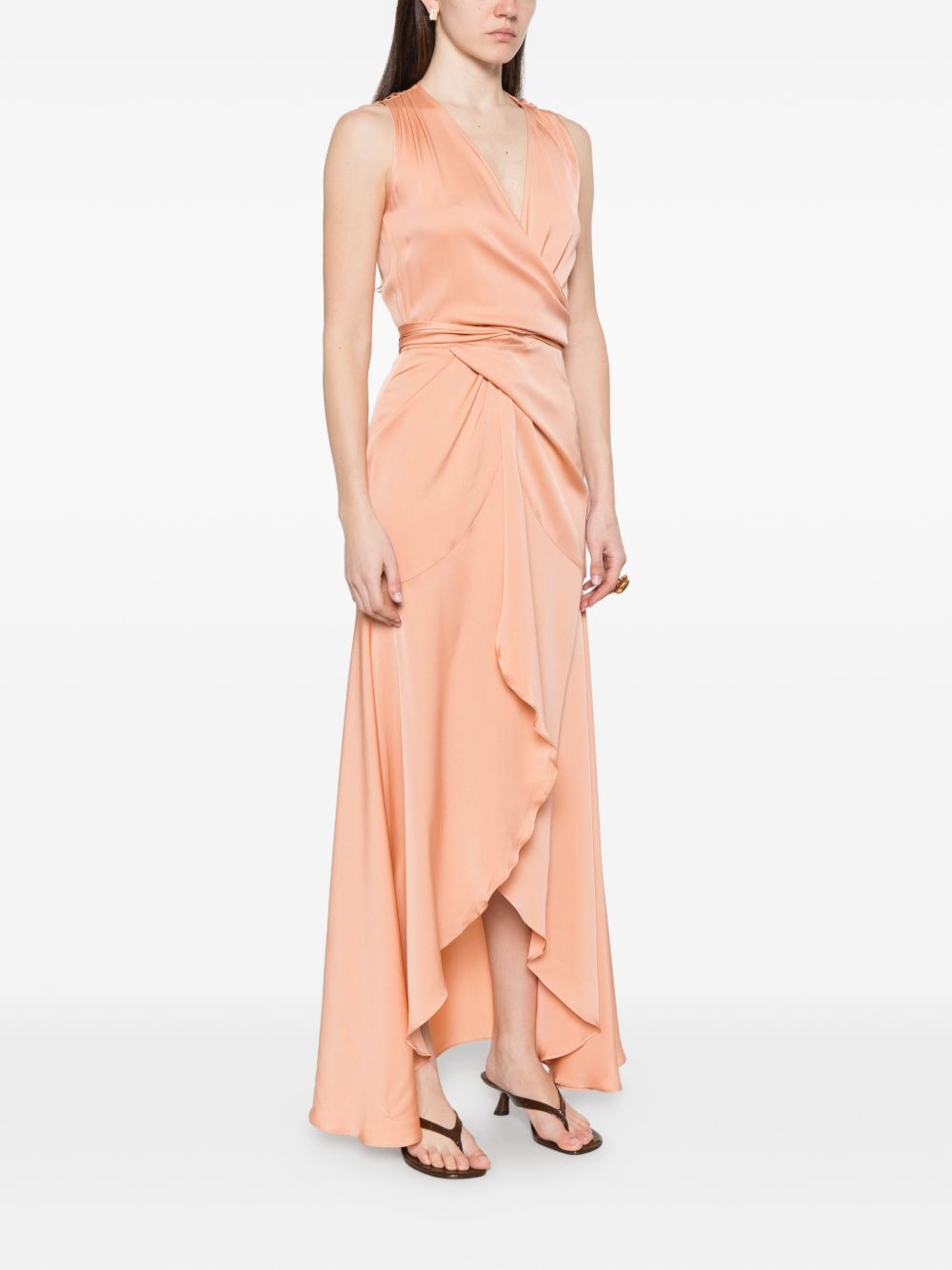 Silk95Five Shangri silk long dress