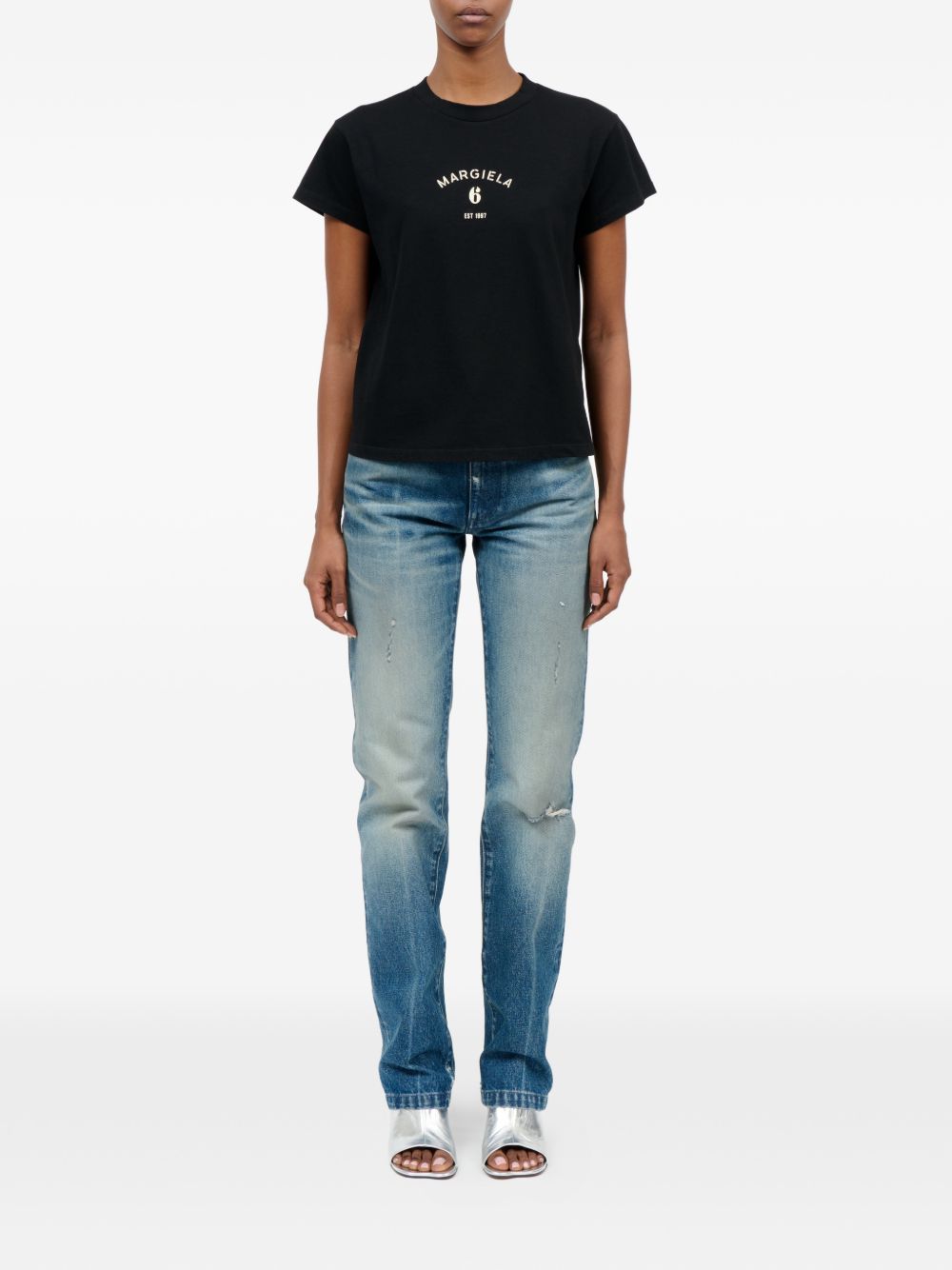 MM6 Maison Margiela Logo cotton t-shirt