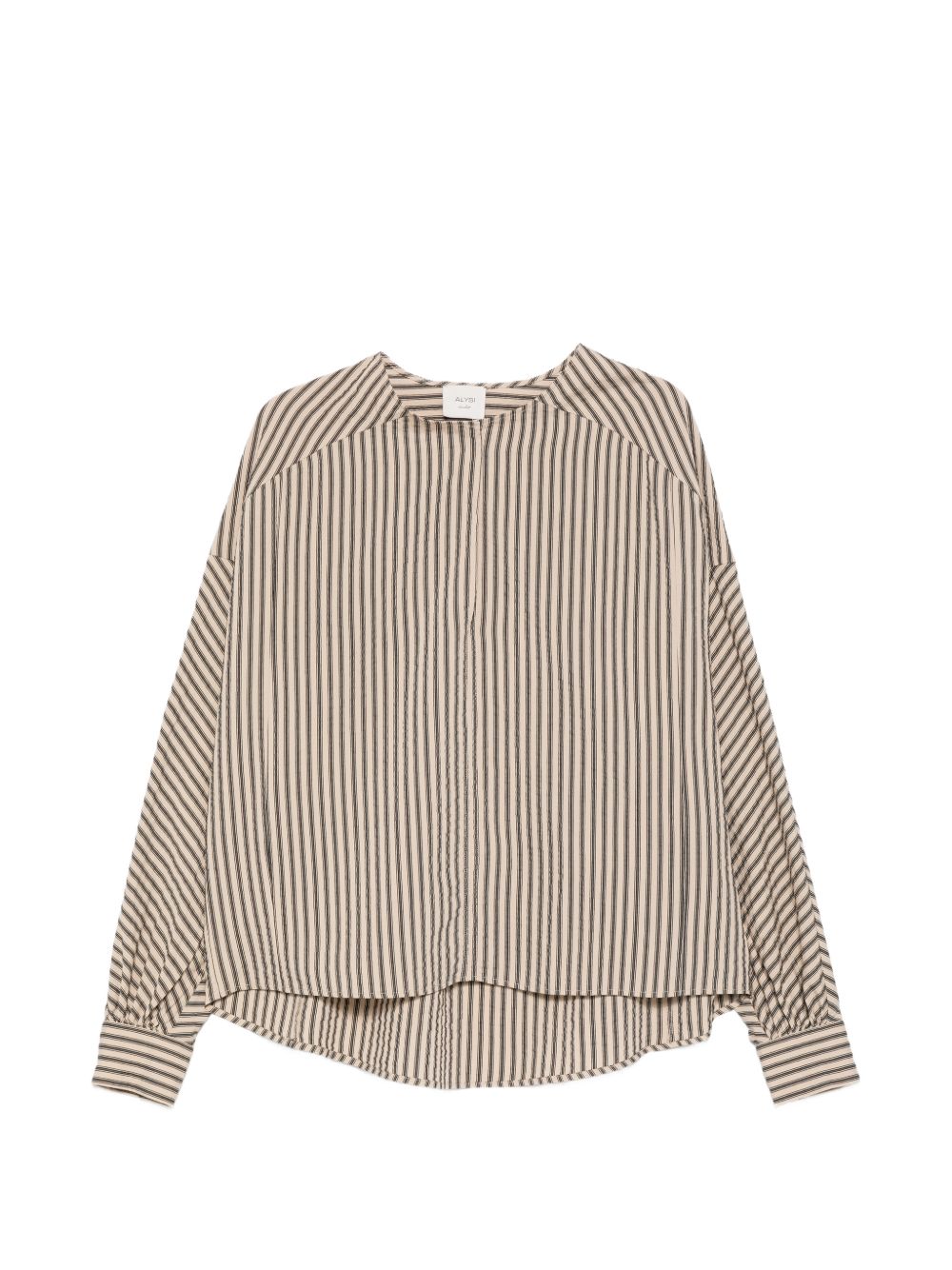 Alysi V-neck Striped blouse