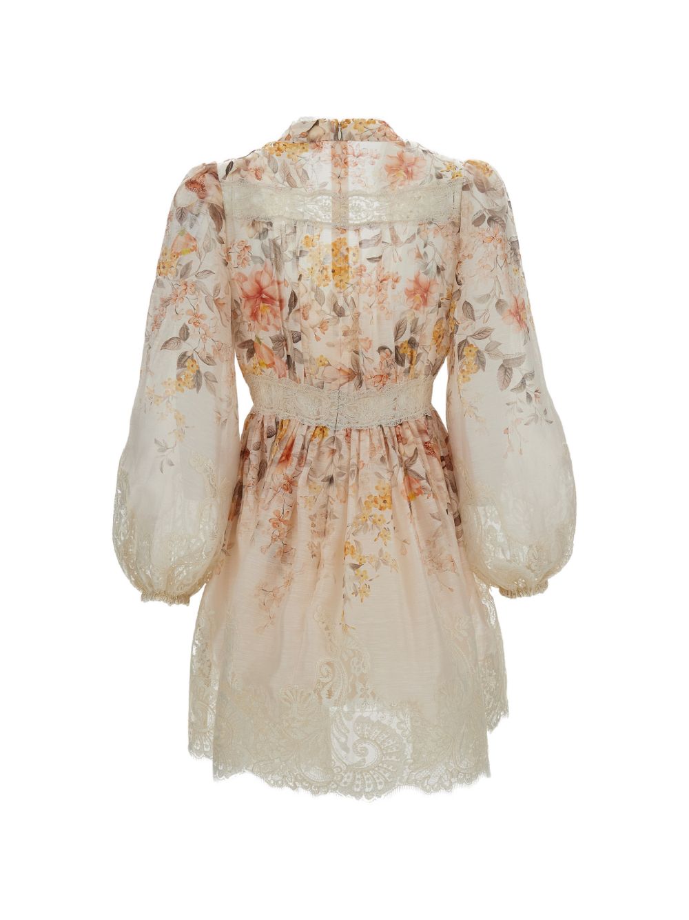 Zimmermann V-neck balloon sleeves Luna lantern dress
