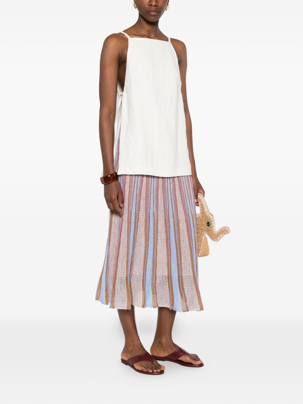 Forte Forte Pleated long skirt