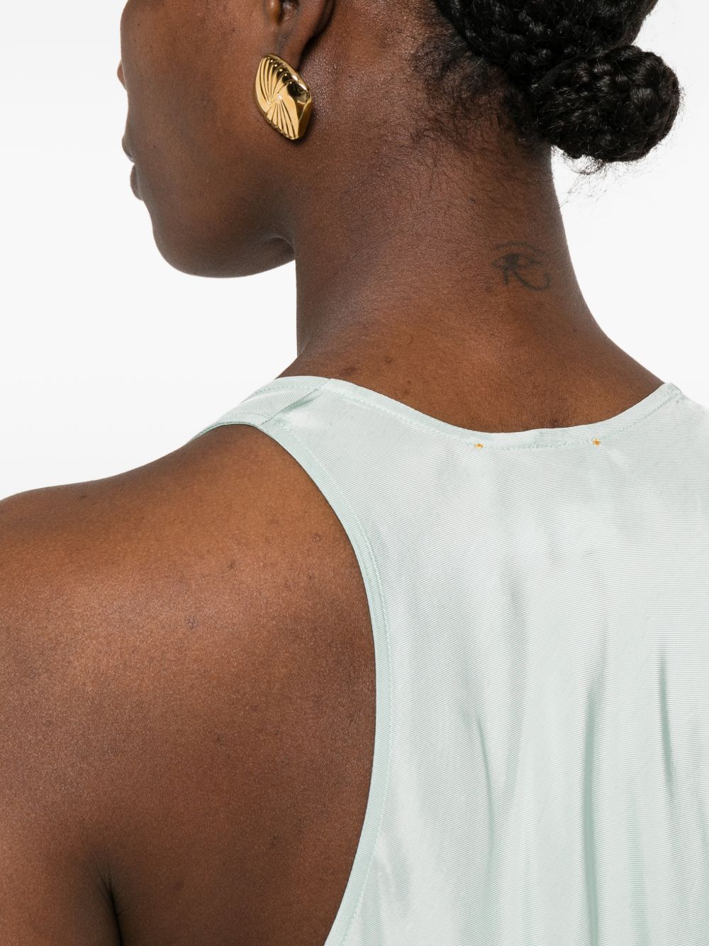 Forte Forte V-neck sleeveless Twill tank top