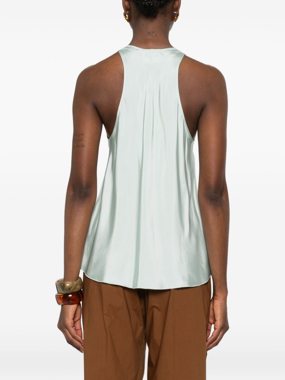 Forte Forte V-neck sleeveless Twill tank top