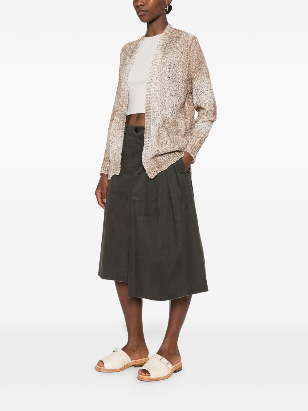 Avant Toi Cotton v-necked cardigan