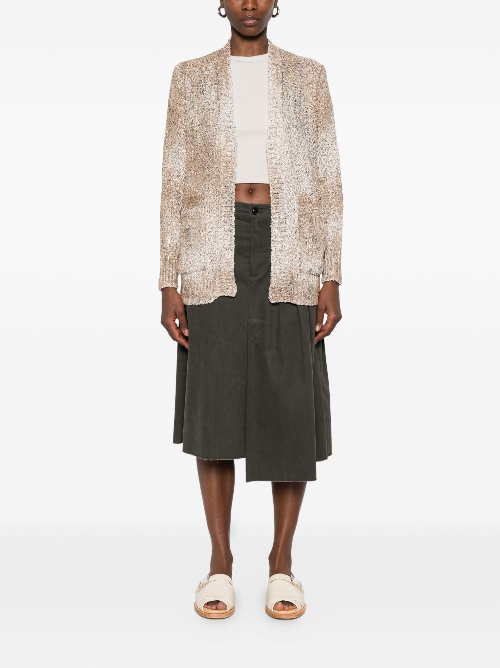 Avant Toi Cotton v-necked cardigan