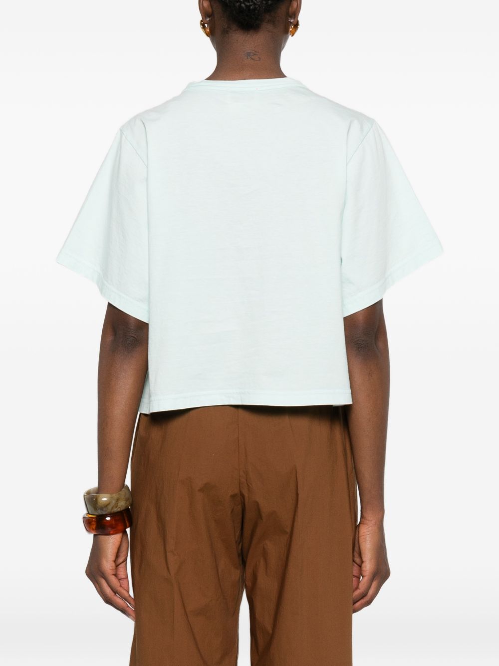 Forte Forte Embroidered cotton t-shirt