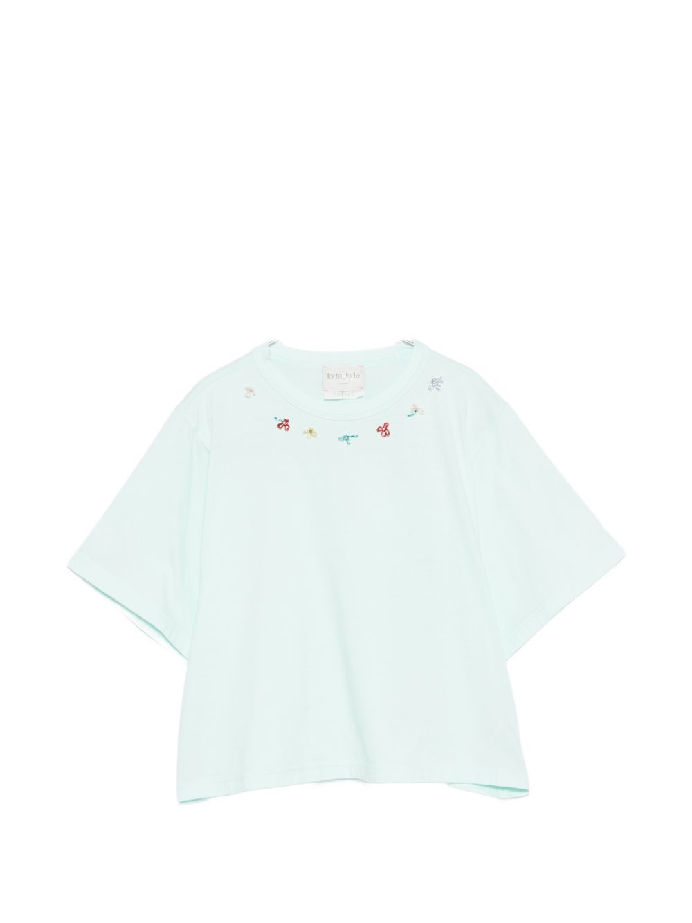 Forte Forte Embroidered cotton t-shirt
