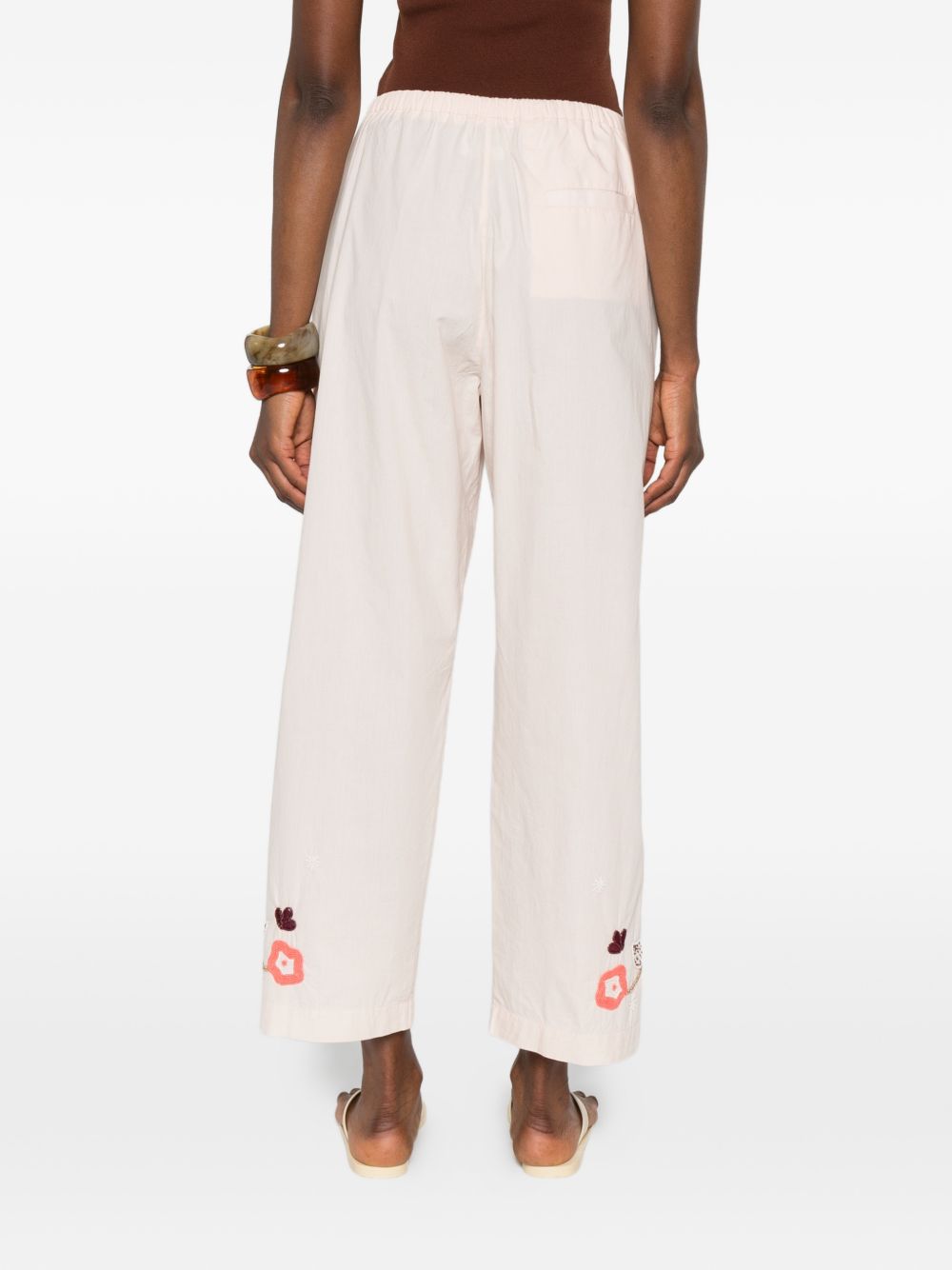 Forte Forte Embroidered cotton trousers