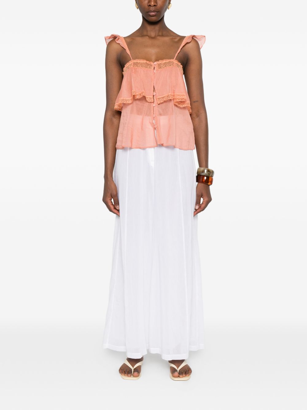 Forte Forte Cotton and silk voile top