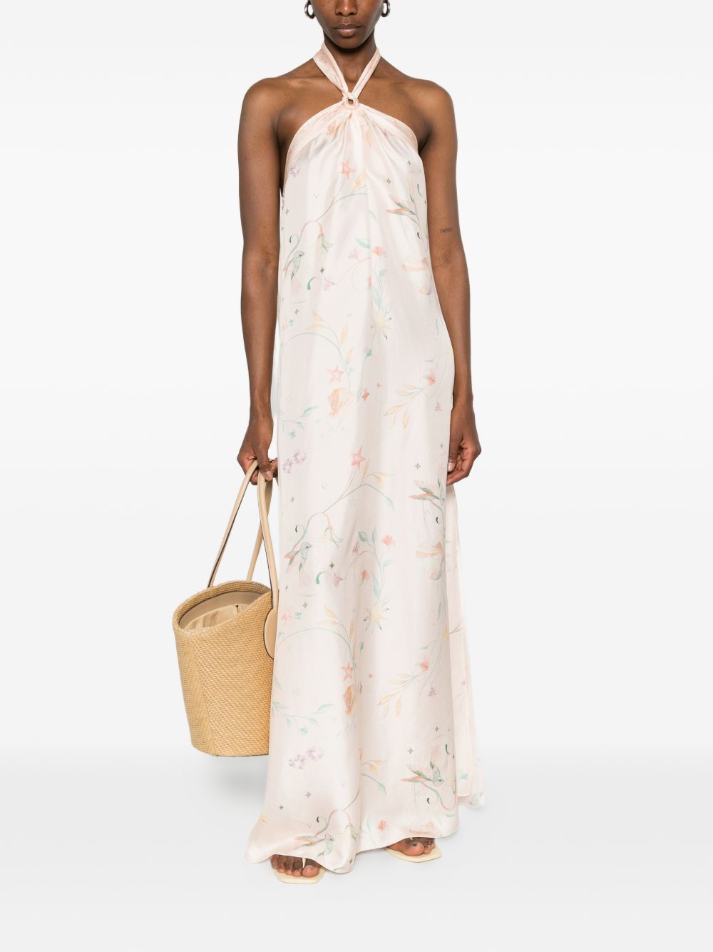 Forte Forte Printed silk dress