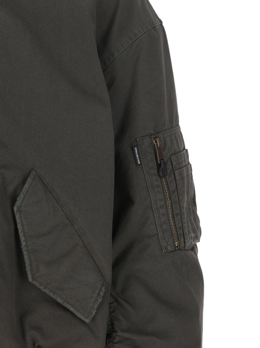 Balenciaga Cotton and nylon blend bomber jacket