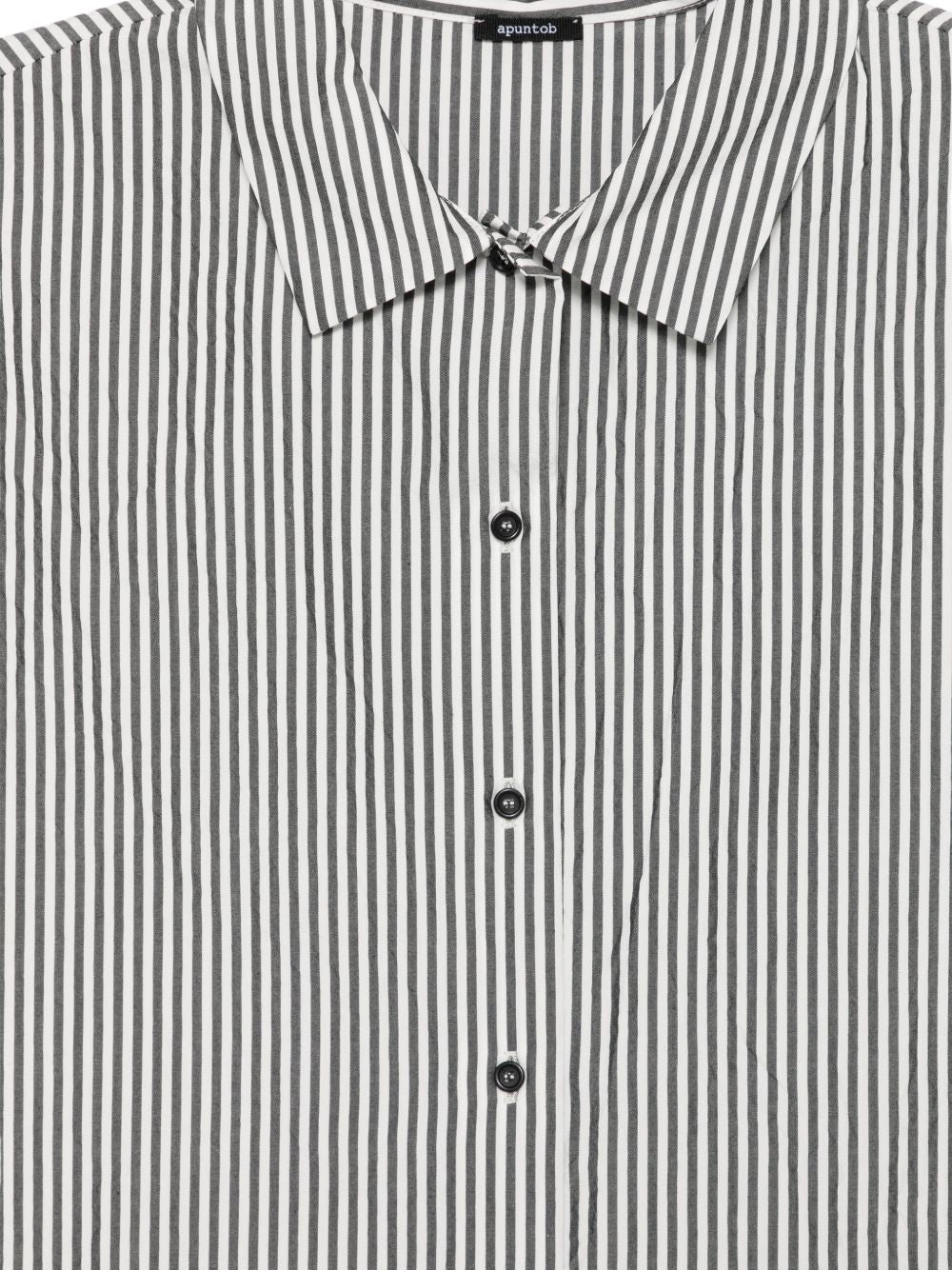 Apuntob Striped cotton shirt