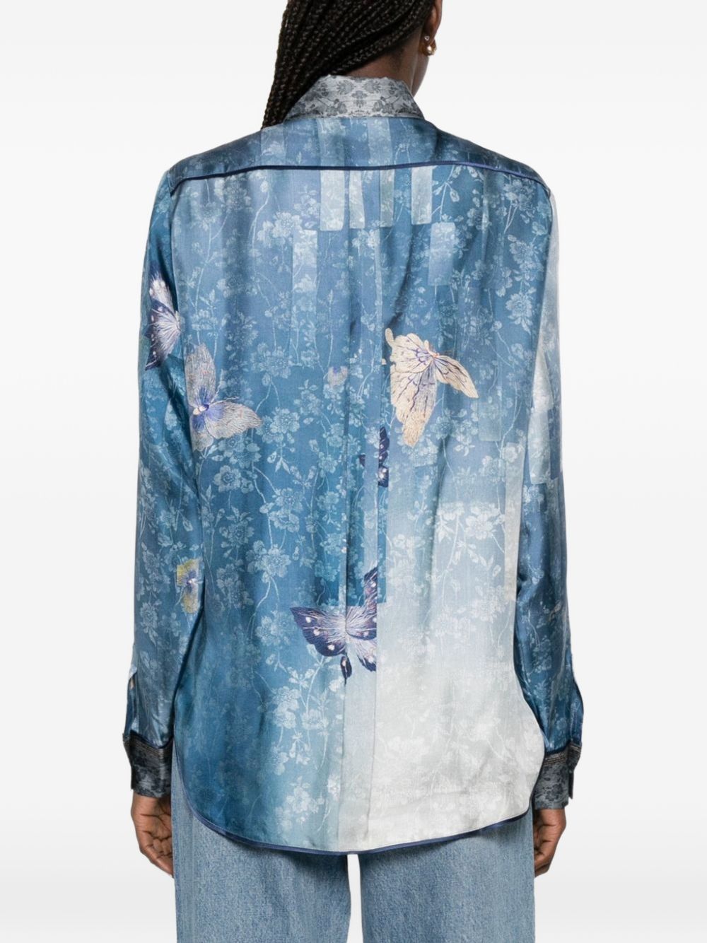 Pierre Louis Mascia Printed silk shirt