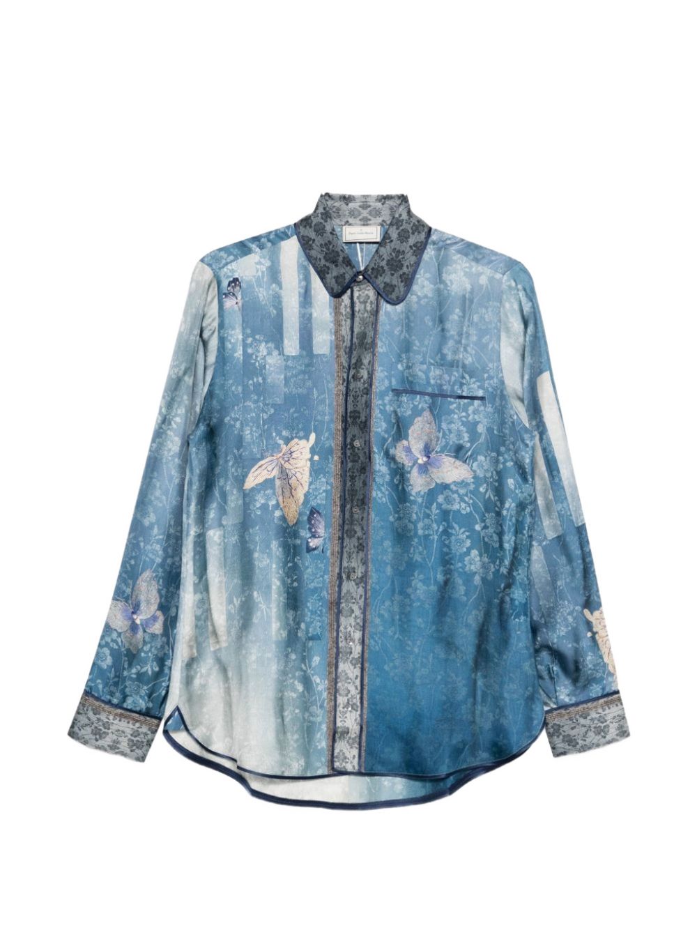Pierre Louis Mascia Printed silk shirt
