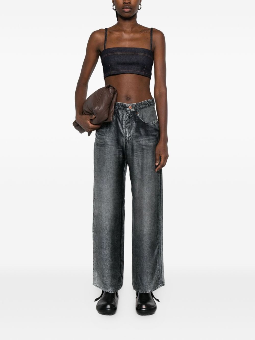 Pierre Louis Mascia Silk trousers