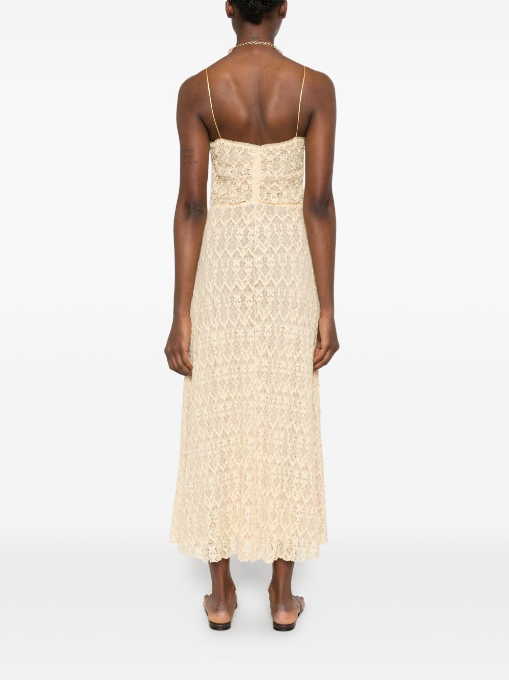 Forte Forte Lace bustier dress