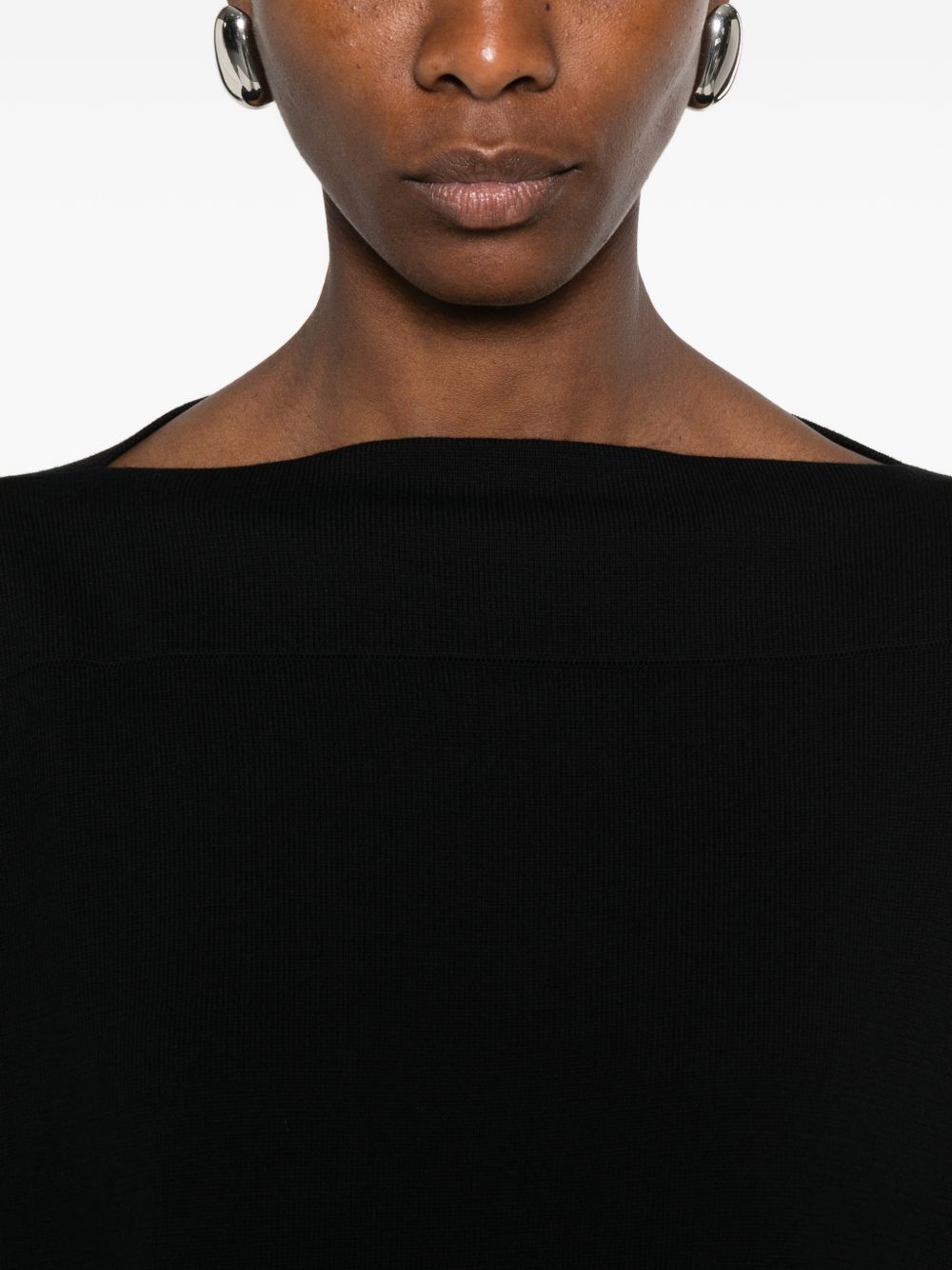 Daniela Gregis Cotton boat-neck sweater