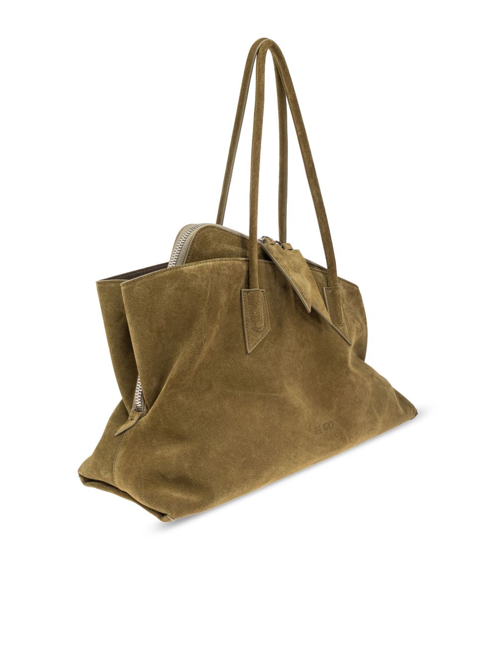 The Attico La Passeggiata leather shoulder bag