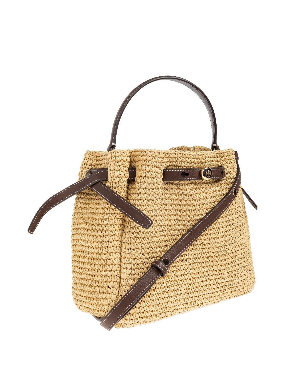 Tory Burch Romy straw bucket bag