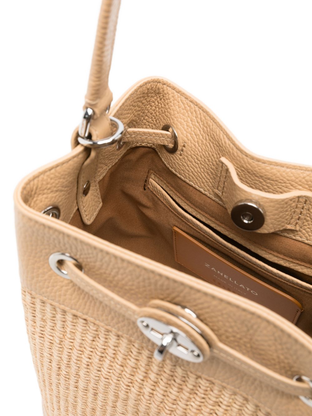 Zanellato MondÃ  Vimini small bucket bag