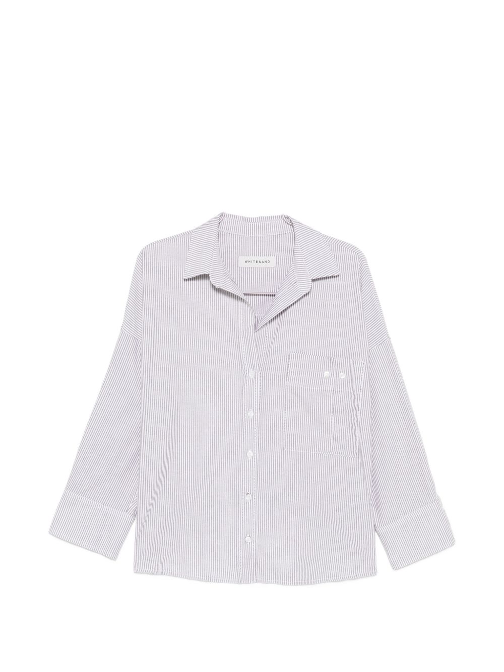 White Sand Striped cotton shirt