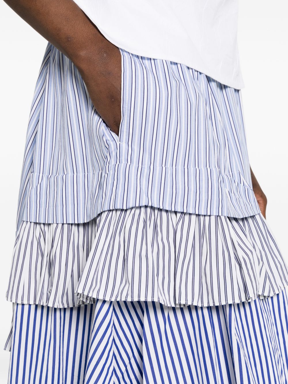 Comme Comme Cotton midi skirt