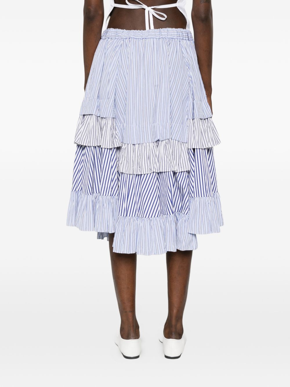 Comme Comme Cotton midi skirt