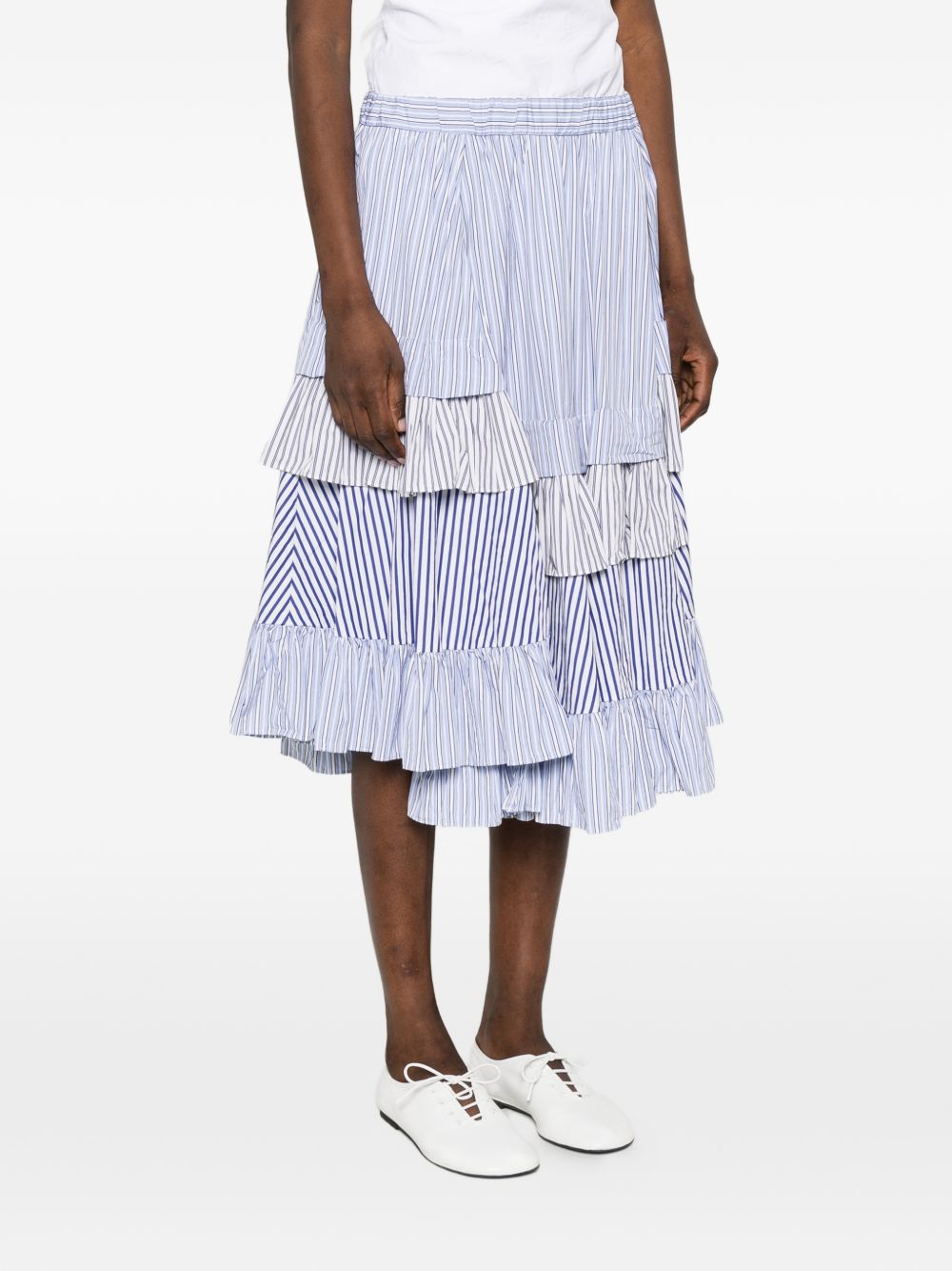 Comme Comme Cotton midi skirt