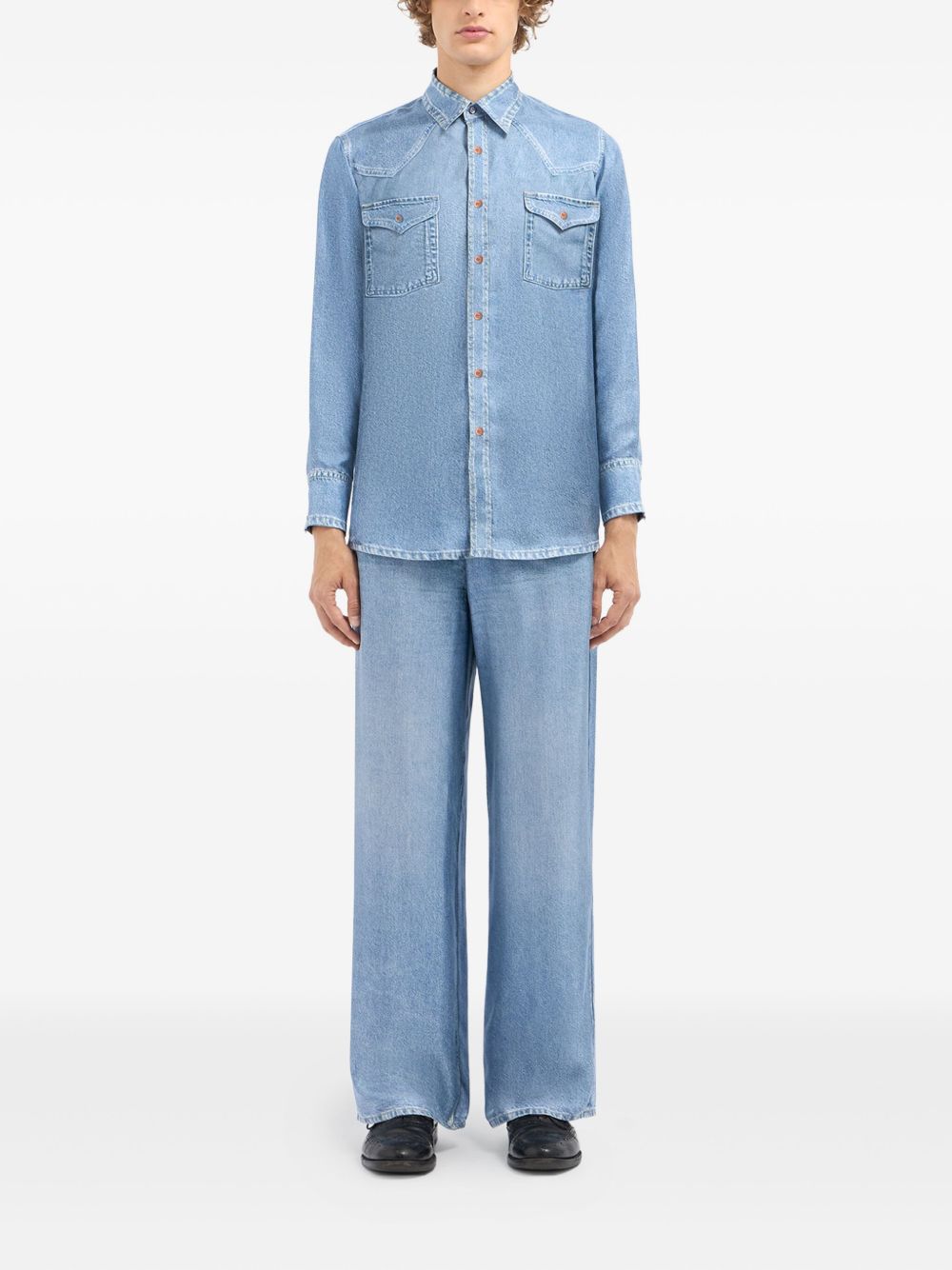 Pierre Louis Mascia Silk shirt