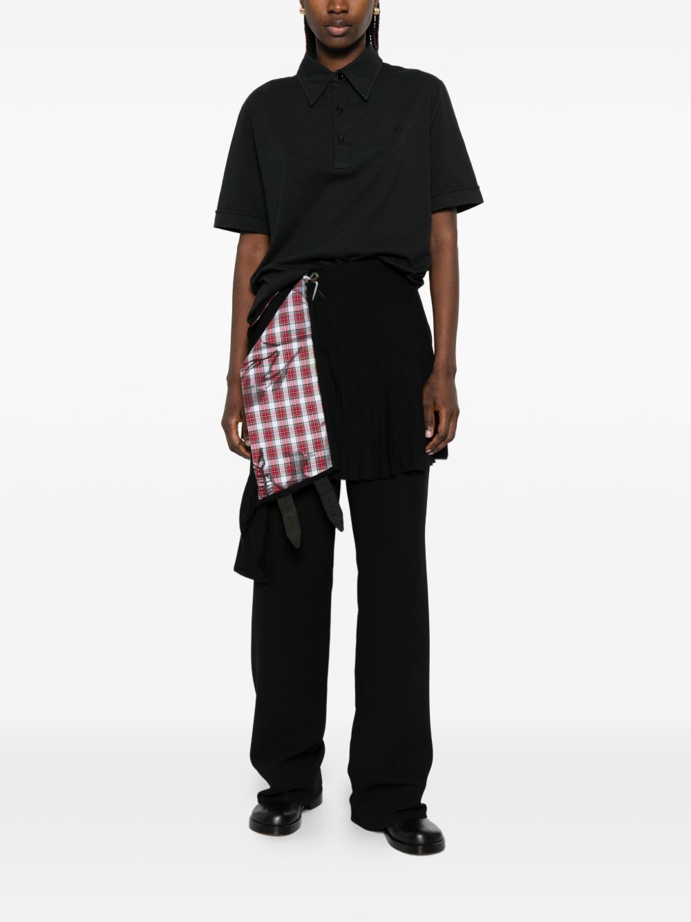 MM6 Maison Margiela Logo cotton polo shirt
