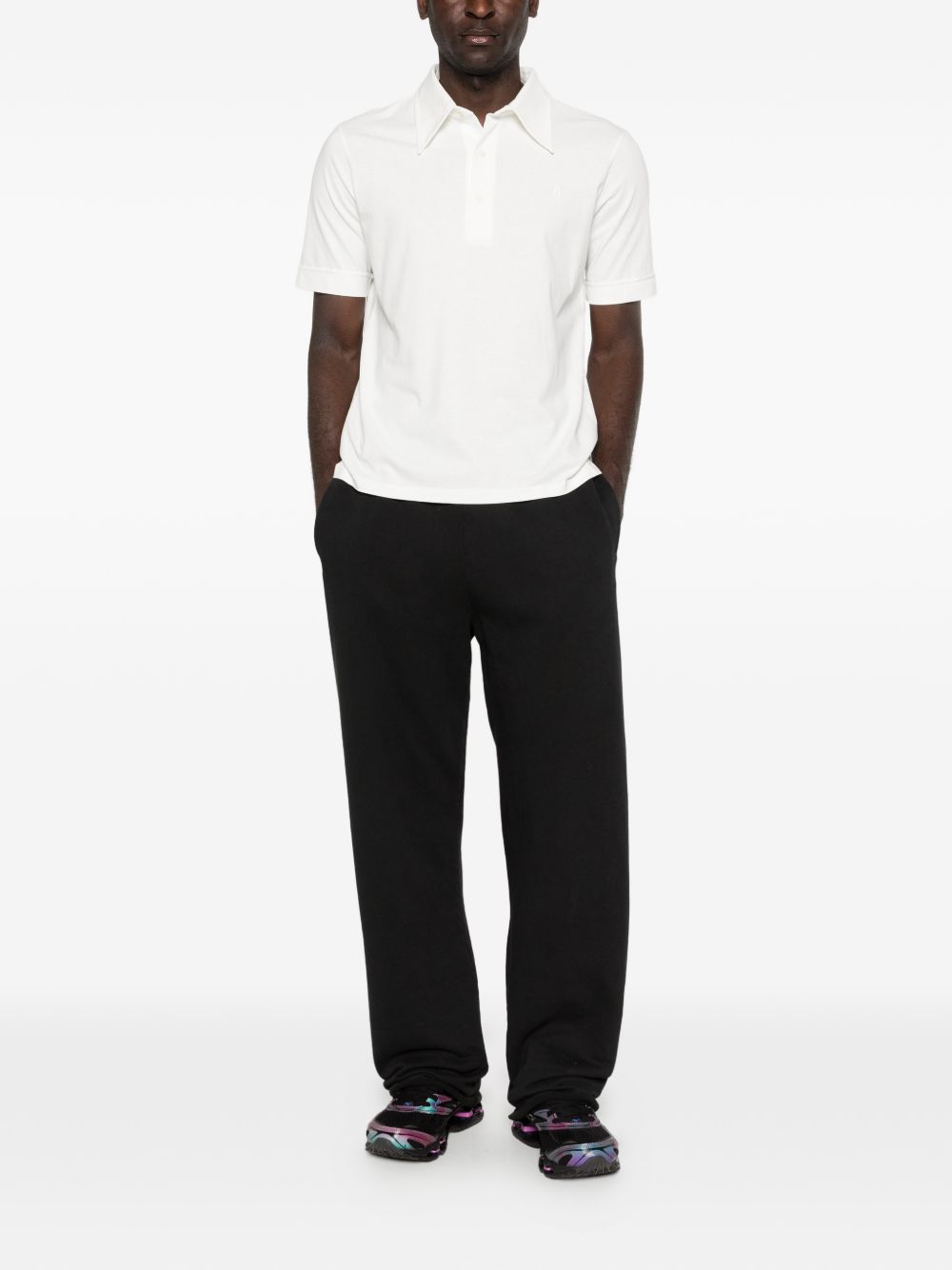 MM6 Maison Margiela Logo cotton polo shirt